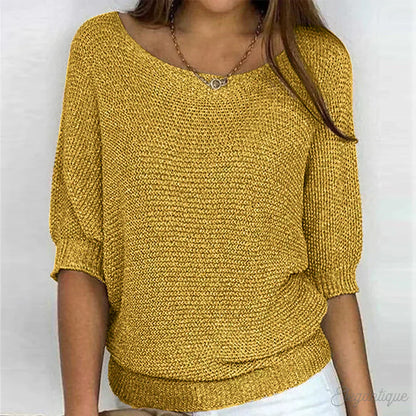 Übergroßer Strickpullover Modisch Oversized