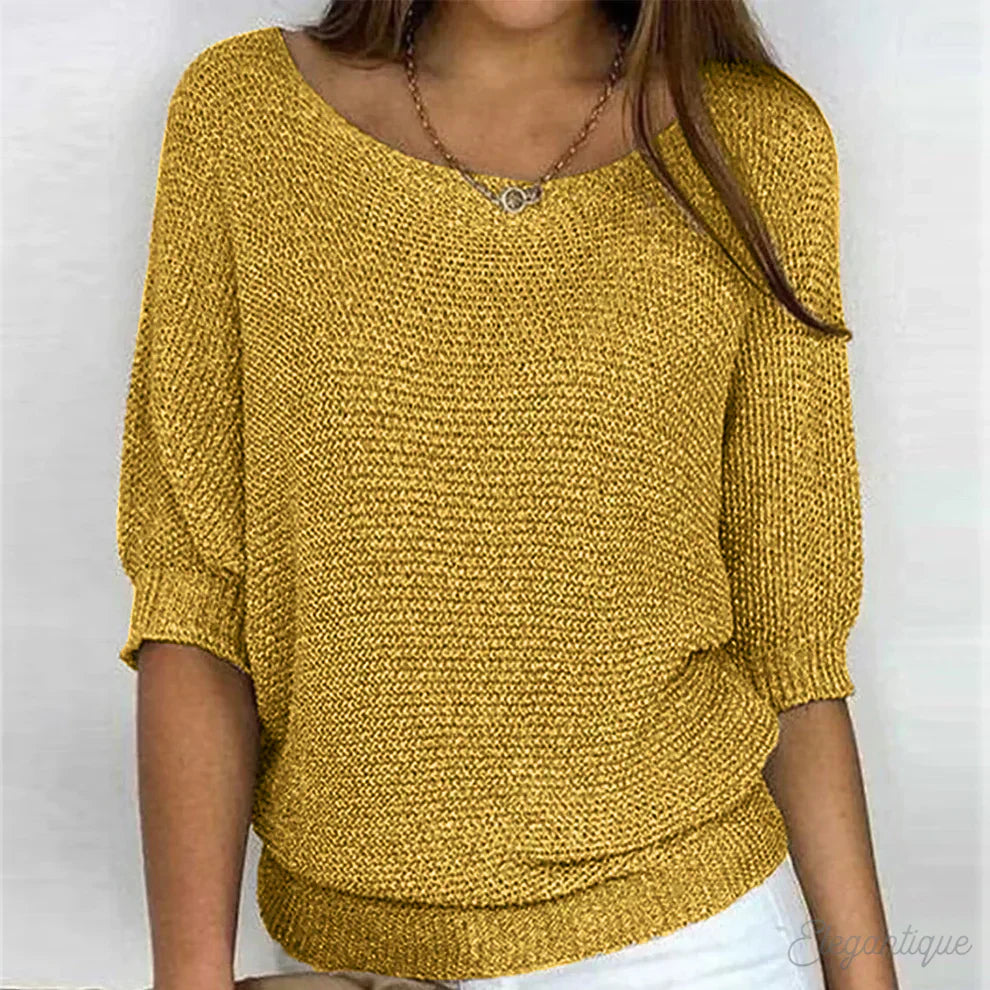 Eleganter Damenpullover Büro Chic
