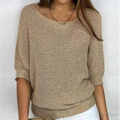Eleganter Damenpullover Büro Chic