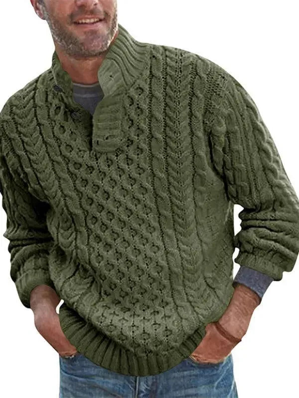 Stylisher Herren Pullover mit Kragen