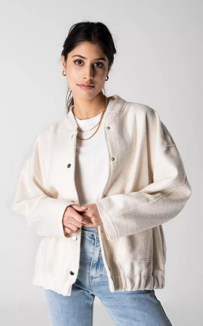 Stylische Damenjacke Oversized Bomber