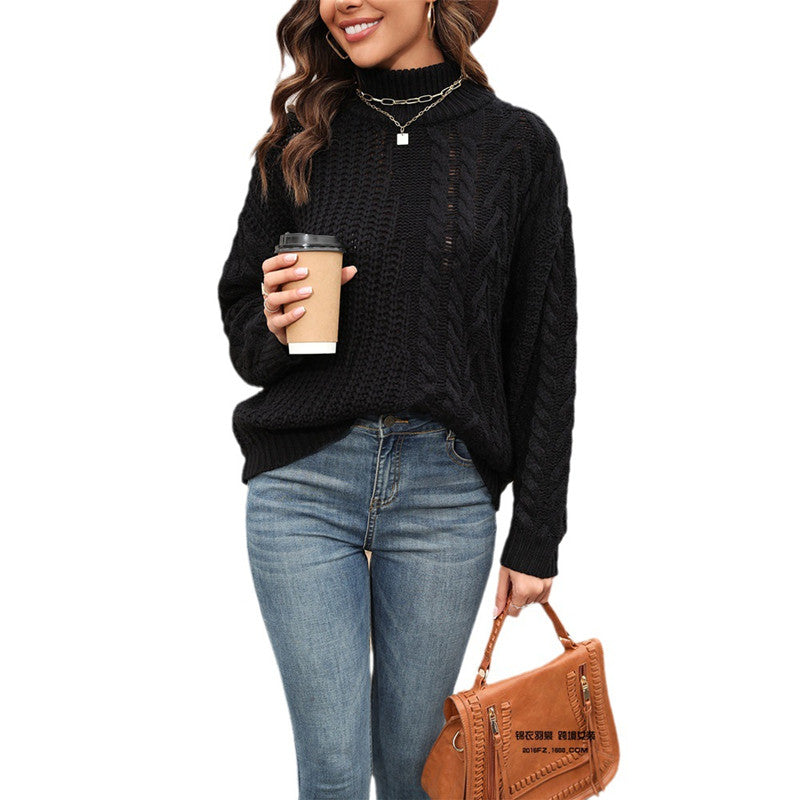 Stylischer Rollkragenpullover Winter Chic Damen