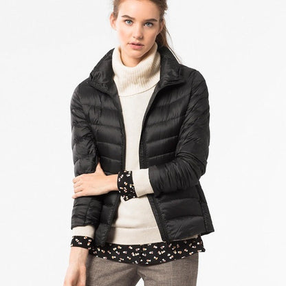 Frauen Daunenjacke Warm Leicht Wasserabweisend