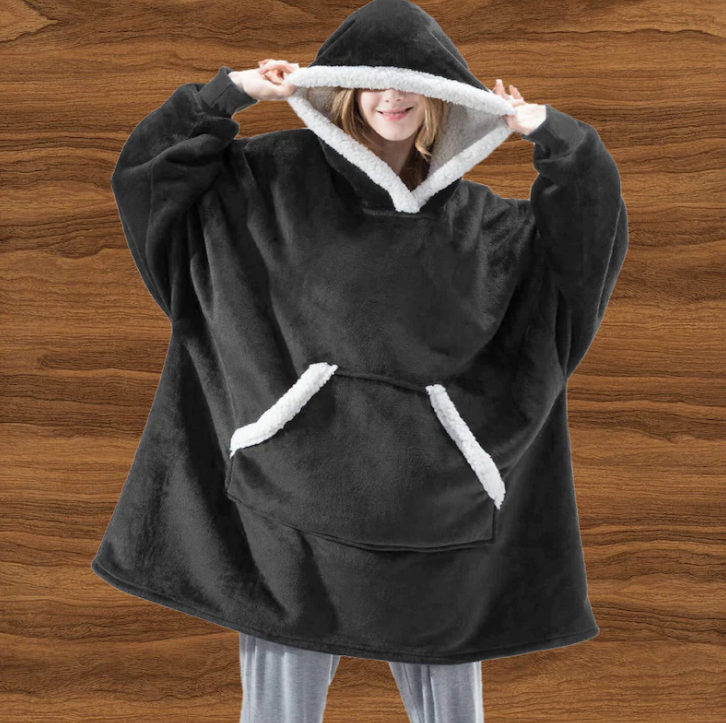 Warme Unisex Fleece Hoodie Thermo