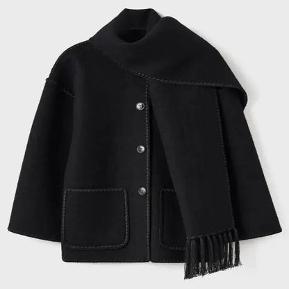 Elegante Damenjacke Schalkragen Stil