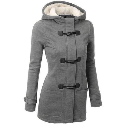 Gemütliche Fleecejacke mit Kapuze