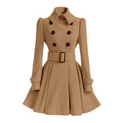 Stylische Damen Trenchcoat Windbreaker Modern