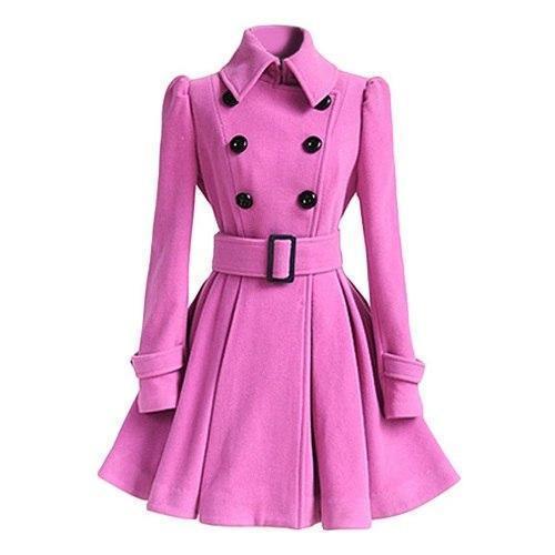 Stylische Damen Trenchcoat Windbreaker Modern