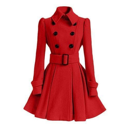 Stylische Damen Trenchcoat Windbreaker Modern
