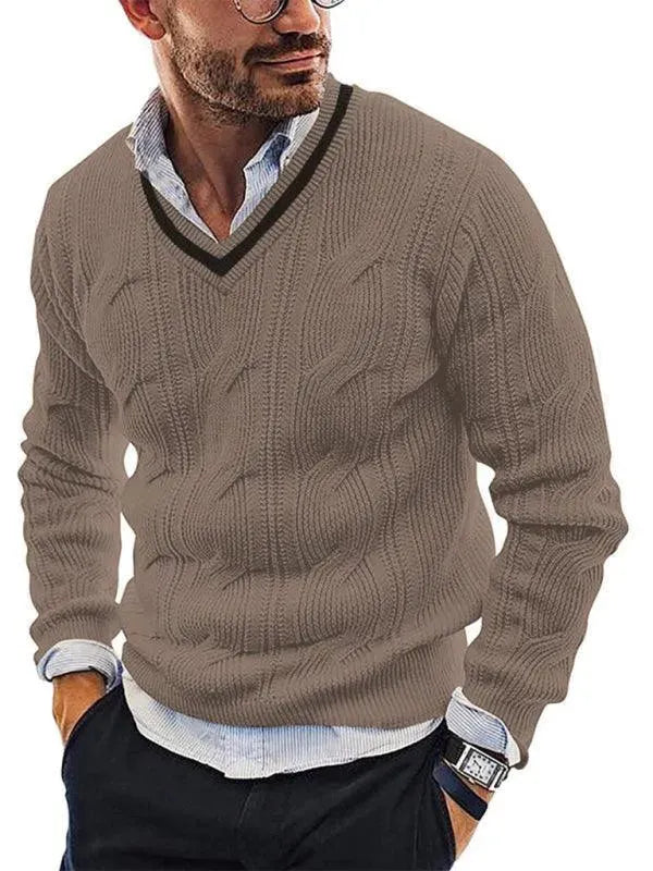 Stylische Herren Pullover Slim Fit Sweatshirt