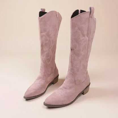 Cowgirl-Stiefel Hochwertig Komfortabel Elegante Damenschuhe