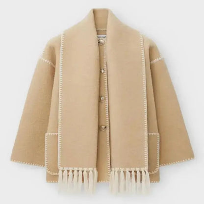 Elegante Damenjacke Schalkragen Stil