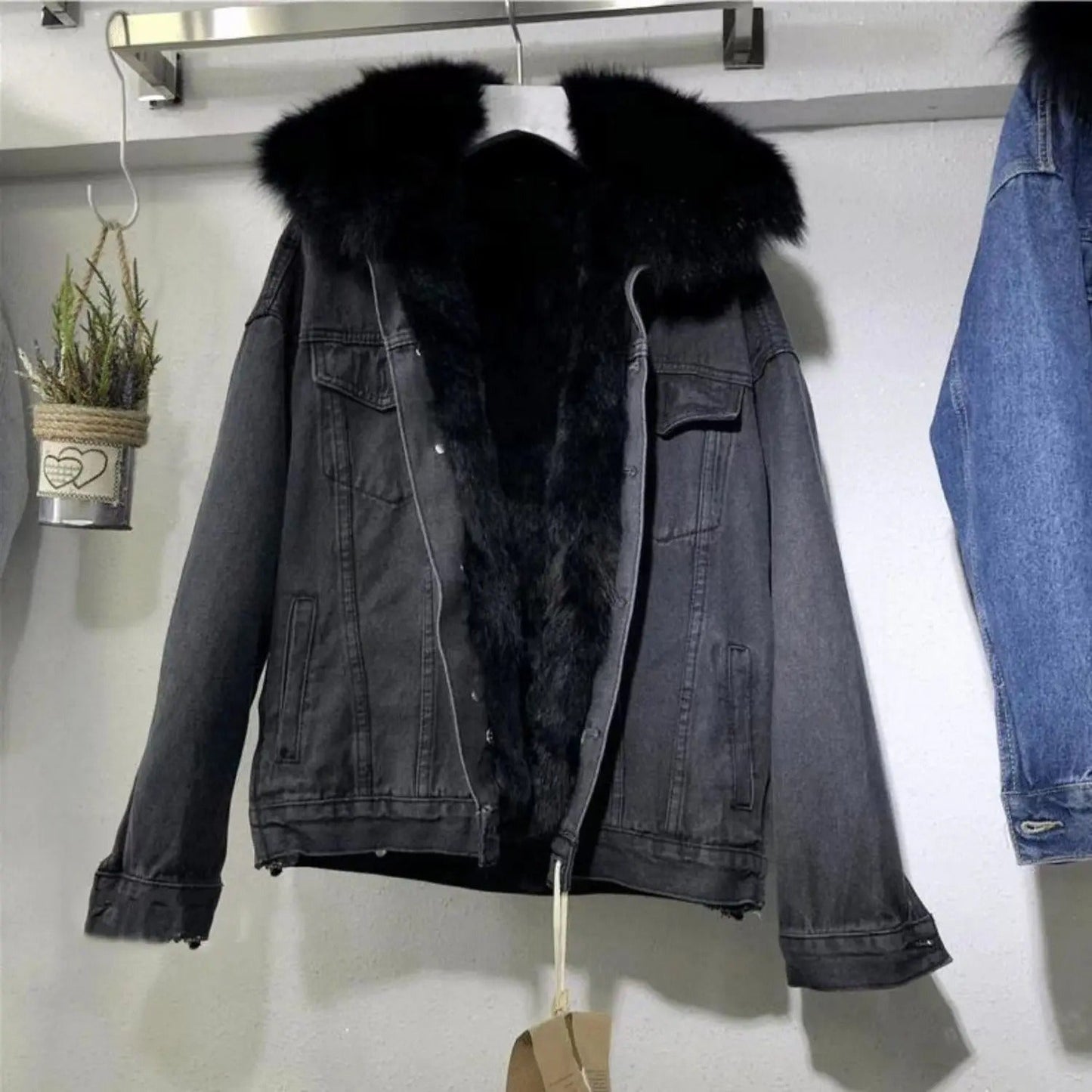 Moderne Damen Jeansjacke