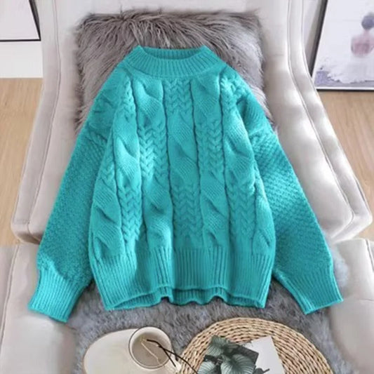 Stylischer Damen Strickpullover Modern - IdealeKleiden