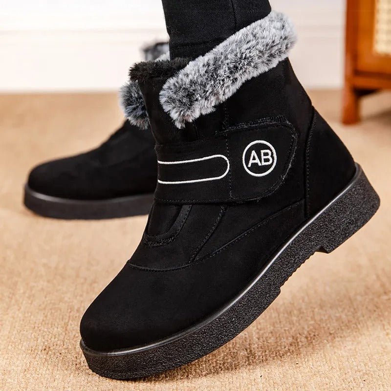 Warmes Winterstiefel Fell Damen Schuhe - IdealeKleiden