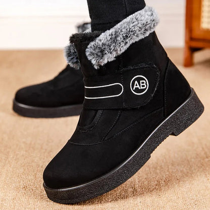 Warmes Winterstiefel Fell Damen Schuhe - IdealeKleiden