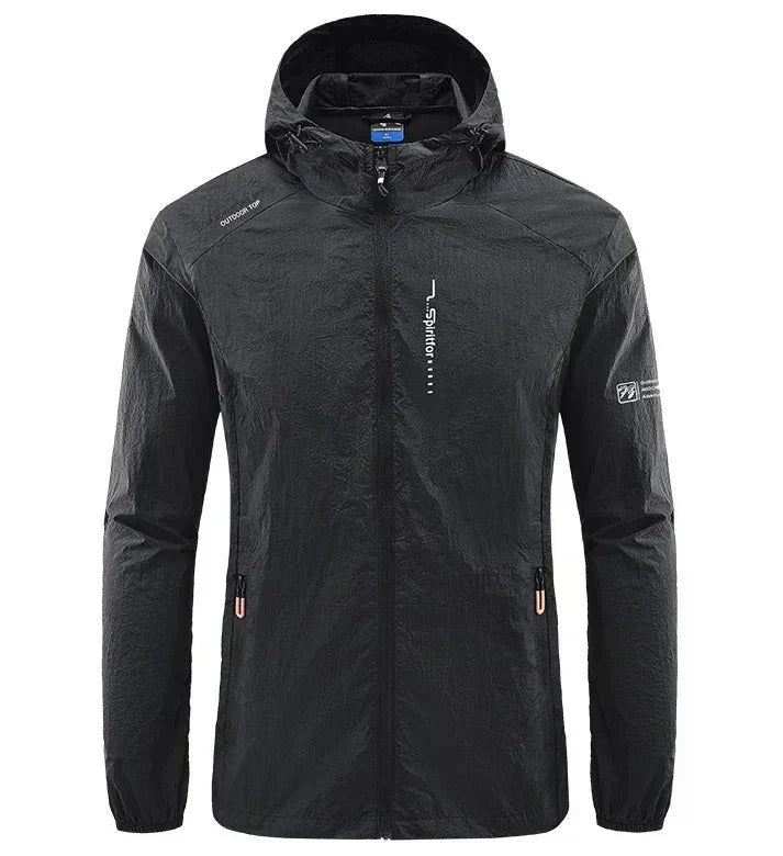 Herren Windbreaker Jacke Sportlich Wasserdicht