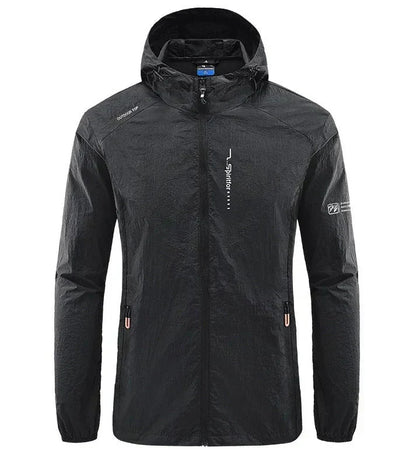 Herren Windbreaker Jacke Sportlich Wasserdicht