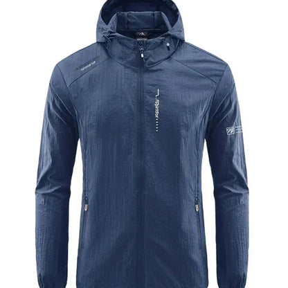 Leichtes Sommerjacke Herren Winddicht Kapuze
