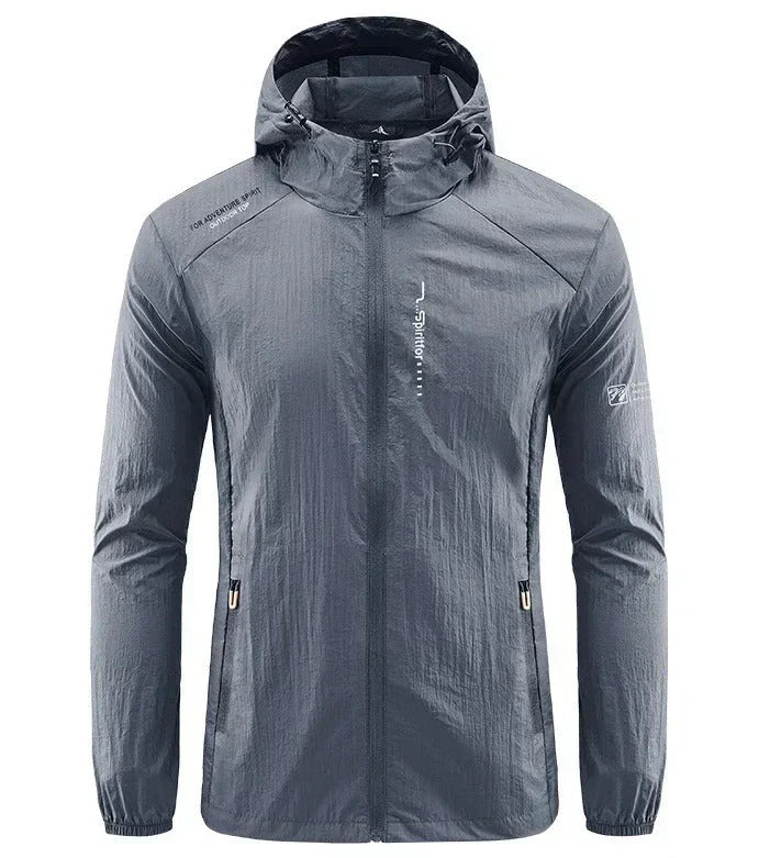 Herren Windbreaker Jacke Sportlich Wasserdicht