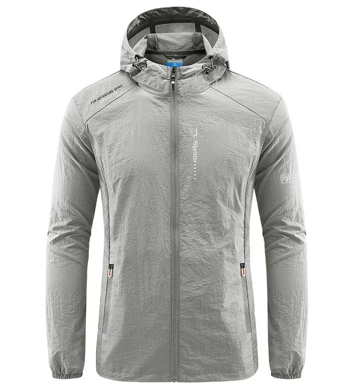 Herren Windbreaker Jacke Sportlich Wasserdicht