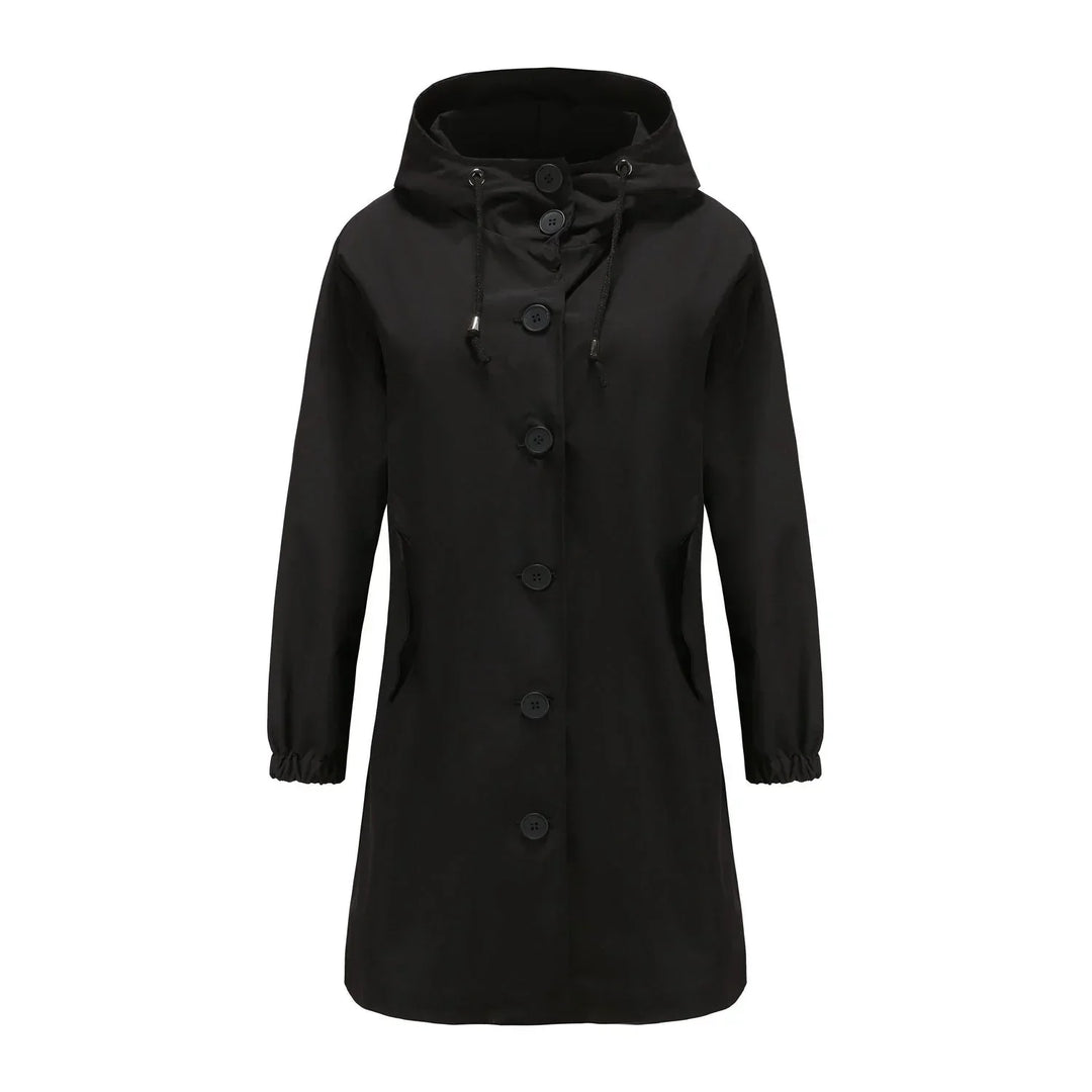 Wasserdichte Damenjacke Mit Kapuze