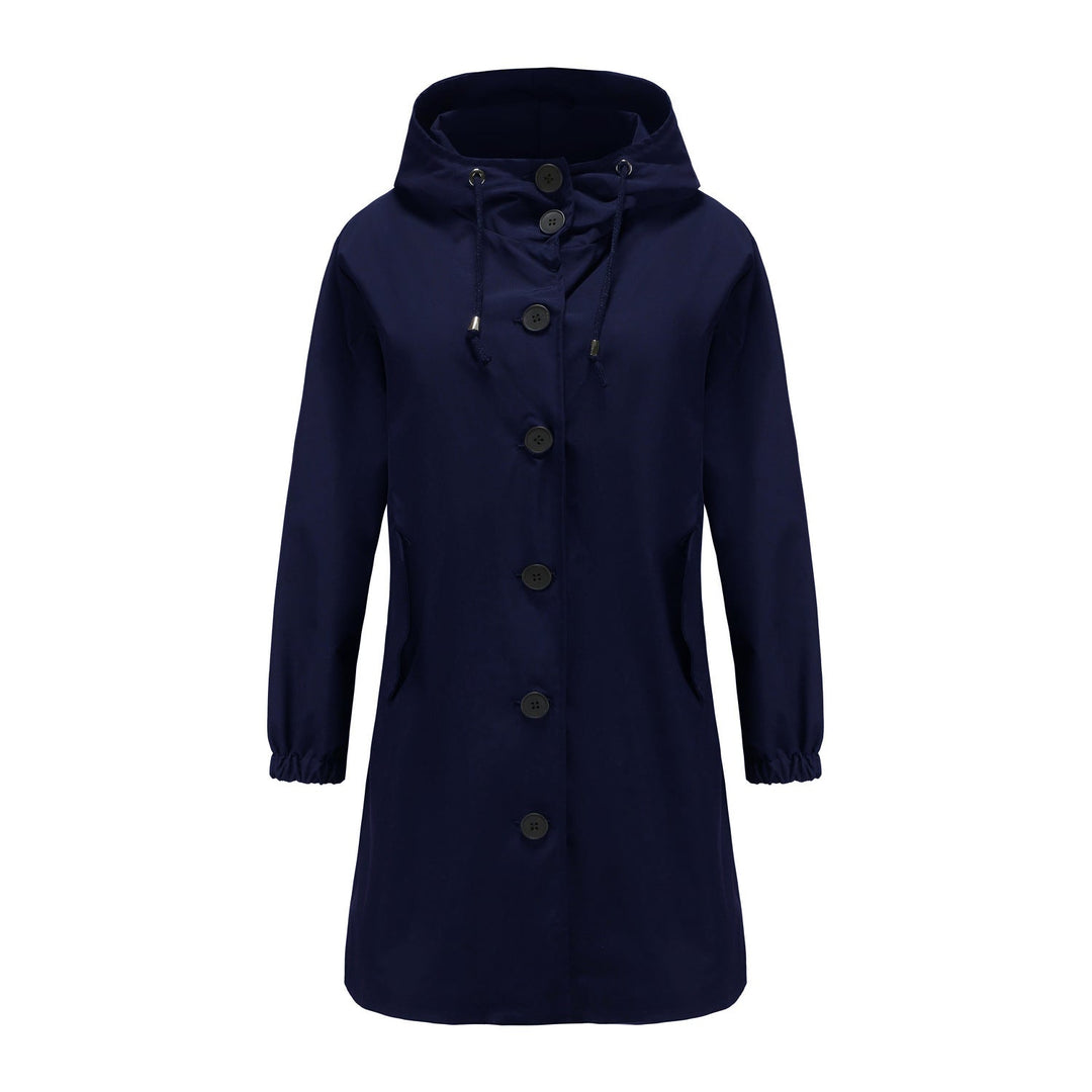 Moderne Regenjacke Damen Elegant Leicht