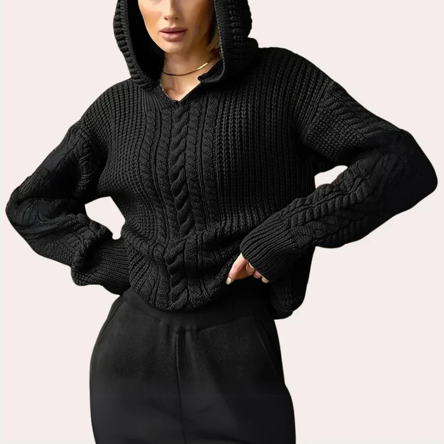 Bequemer Damenpullover Freizeit Stil - IdealeKleiden