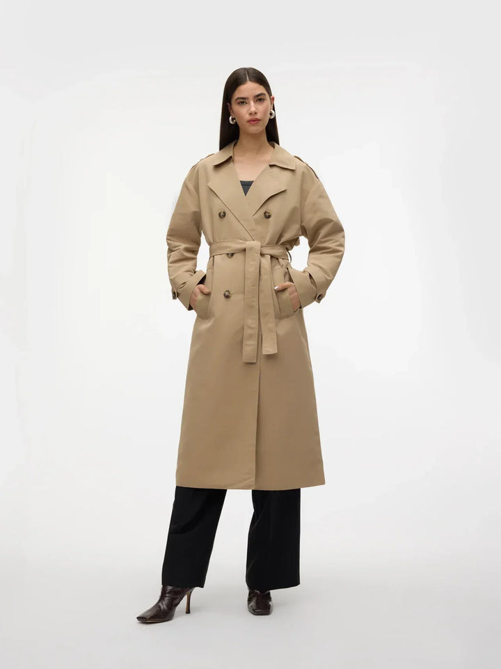 Stilvoller Trenchcoat Damen Wasserabweisend