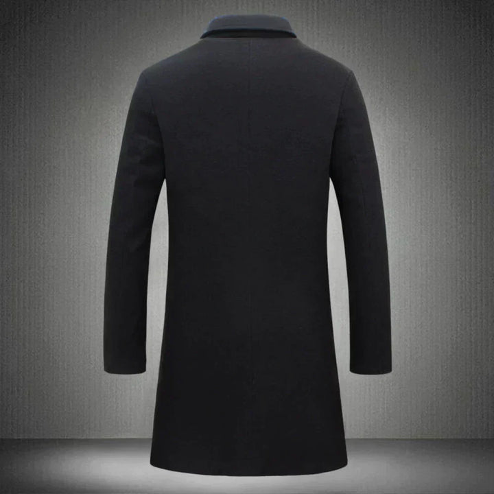 Herren Wintermantel Victor Wolle Elegant - IdealeKleiden