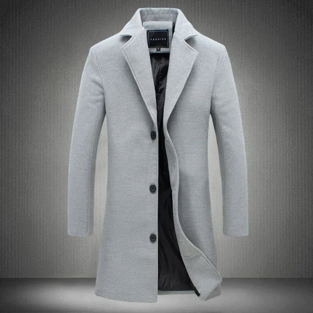 Herren Wintermantel Victor Wolle Elegant