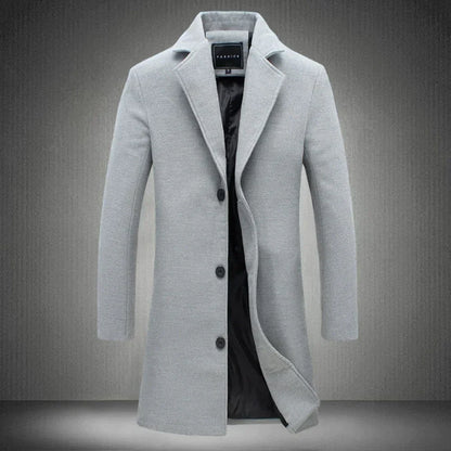 Herren Wintermantel Victor Wolle Elegant