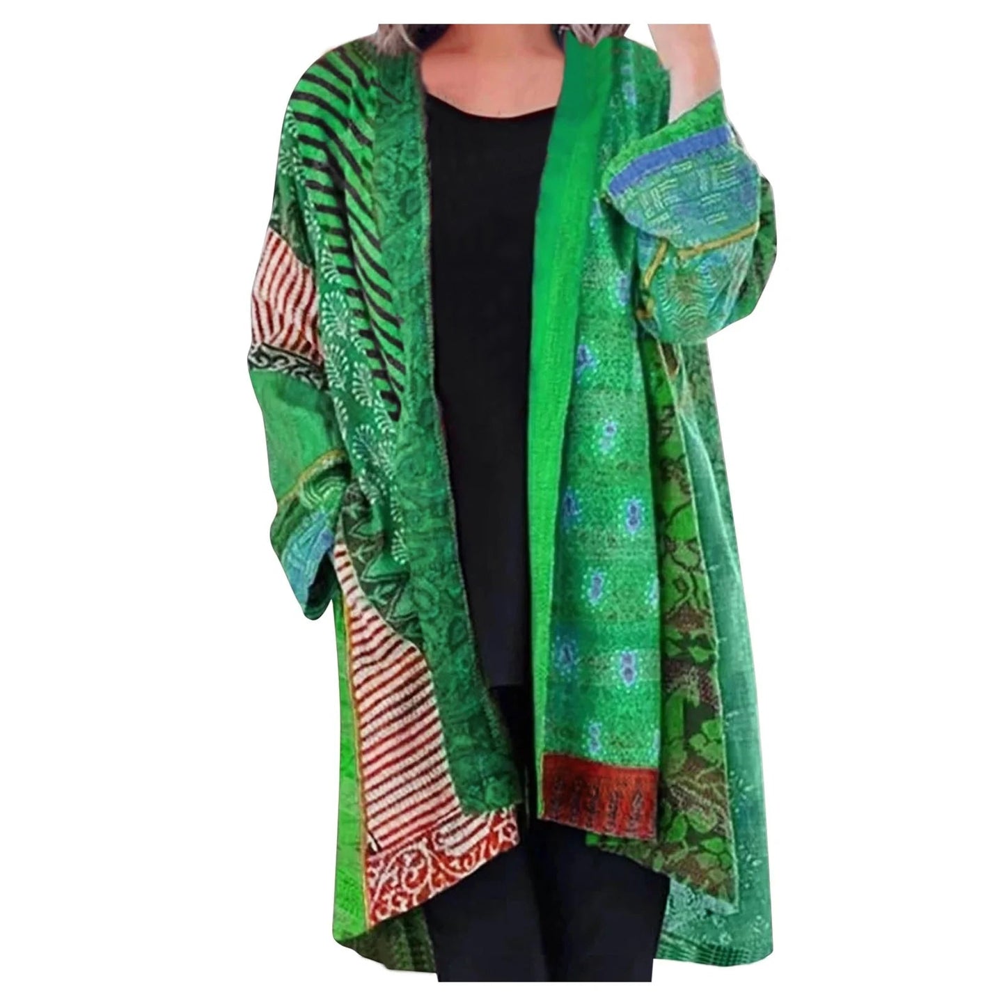 Elegante Damenpullover Lange Vintage Style