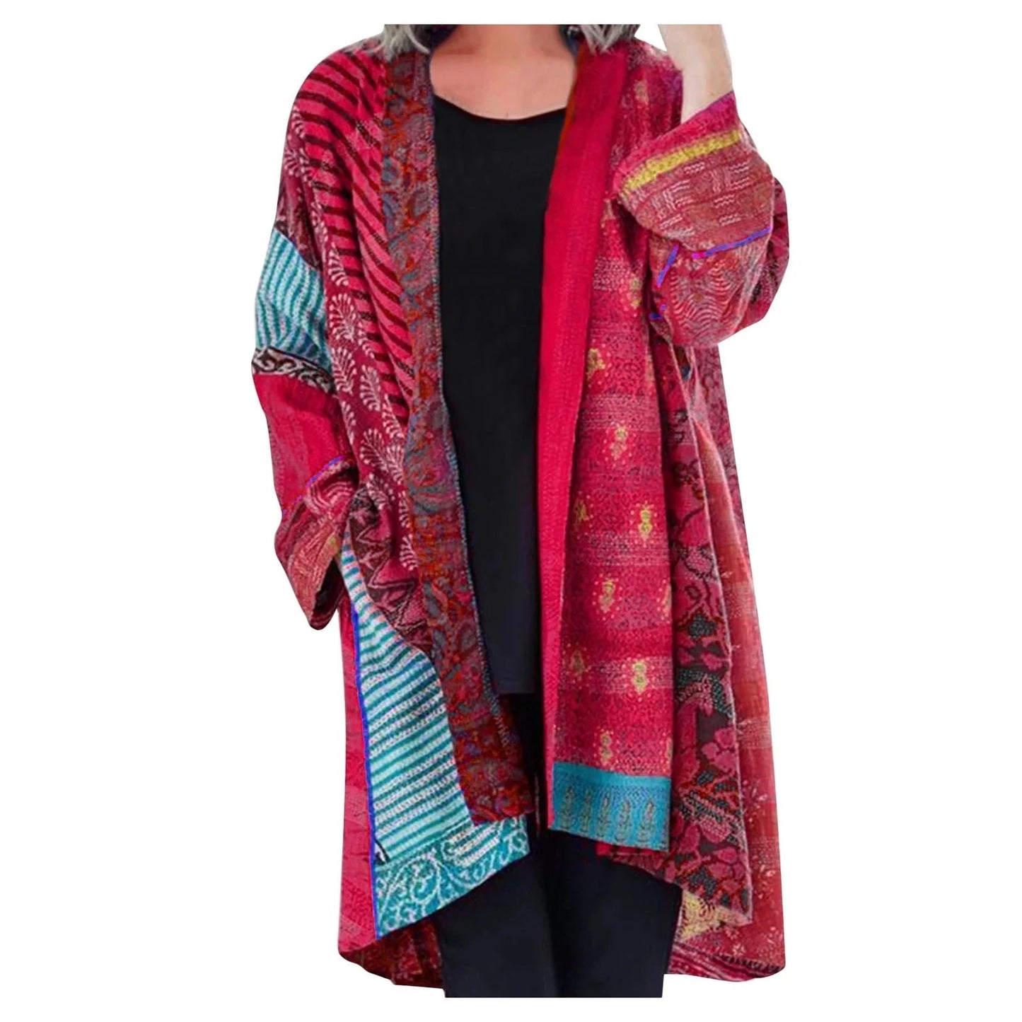 Elegante Damenpullover Lange Vintage Style