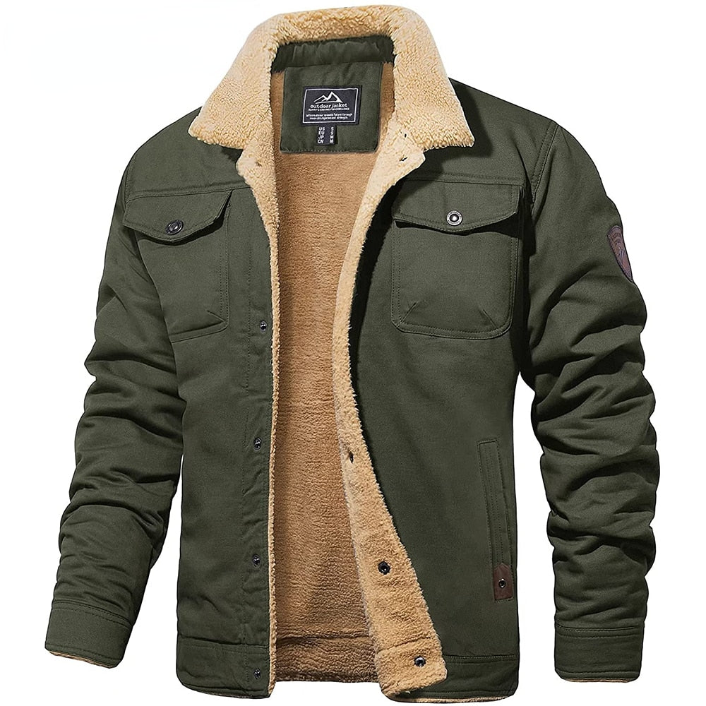 Retro Herren Bomberjacke Elegant