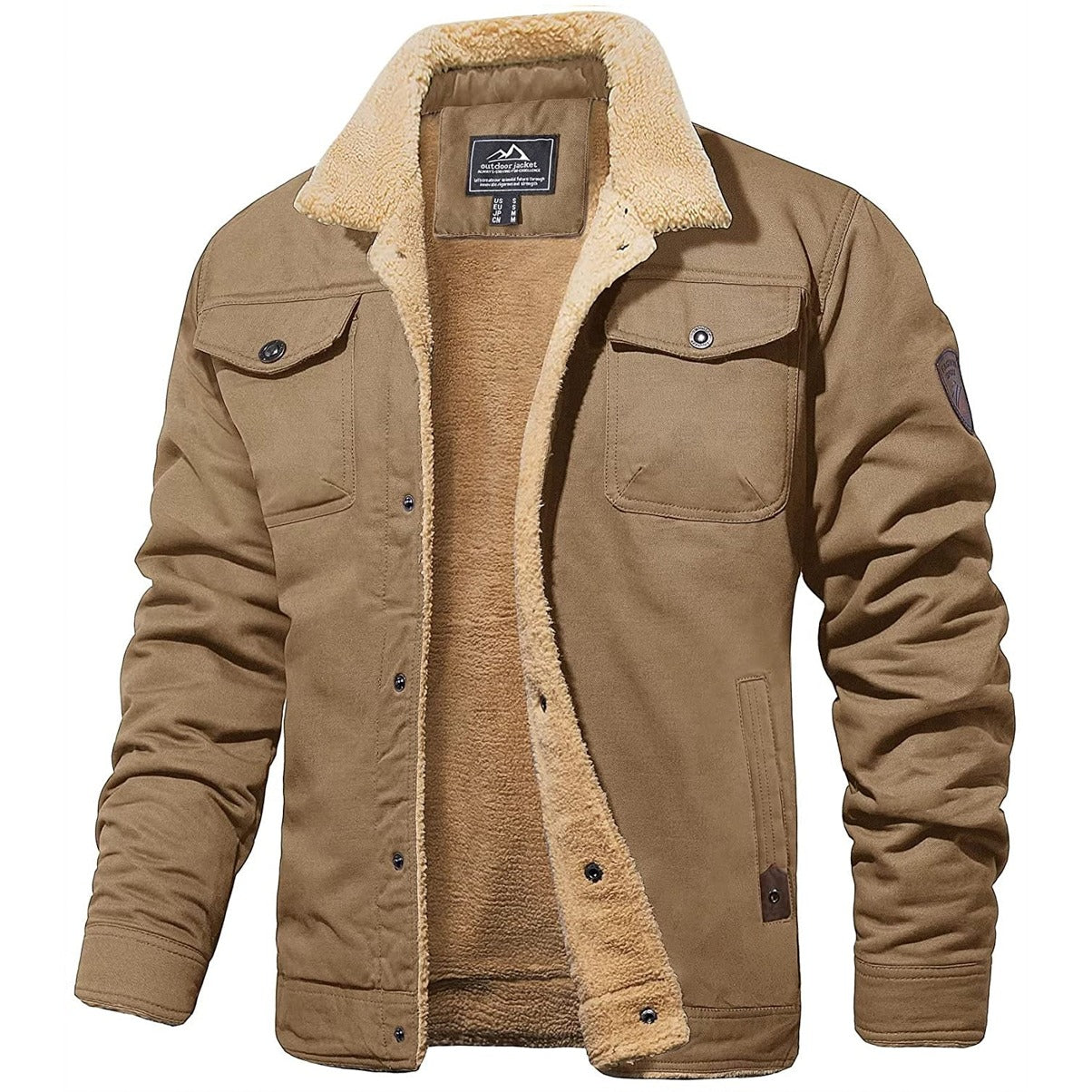 Retro Herren Bomberjacke Elegant
