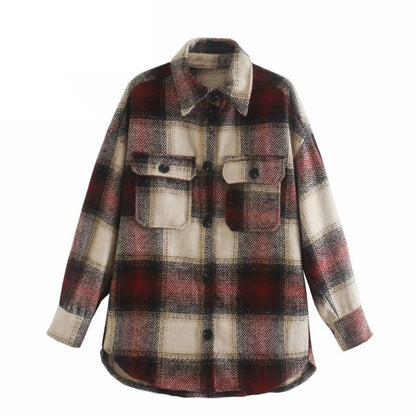 Stylische Damencoat Vintage Look
