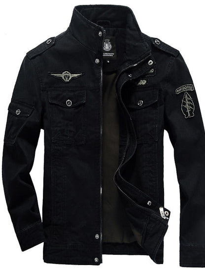 Herren Bomberjacke Casual Winter