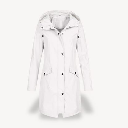 Wasserdichte Damenjacke Kapuzenparka Regenjacke
