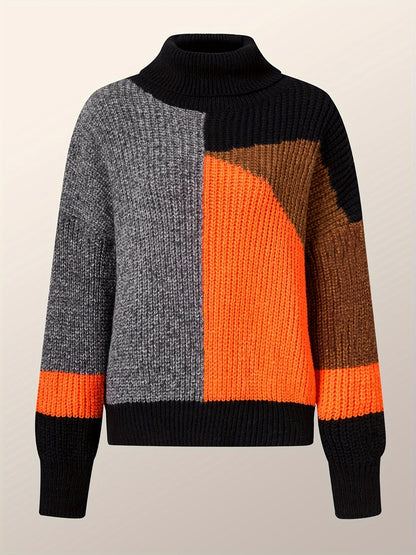 Kuschelige Frauenpullover Warm Rollkragen
