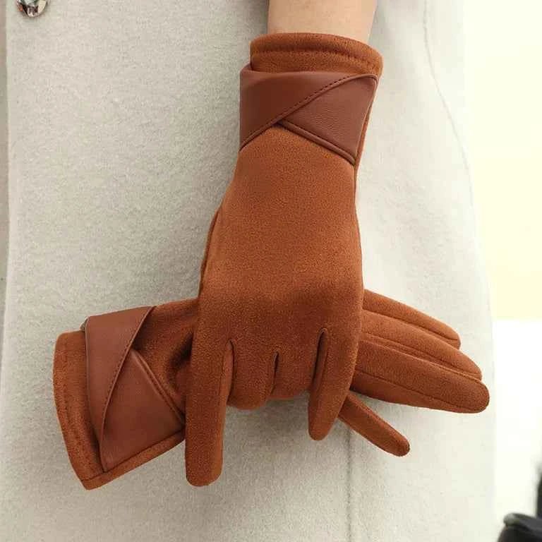 Damen Handschuhe Weich Fleece