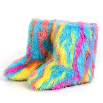 Winterschuhe Damen Warm Isoliert