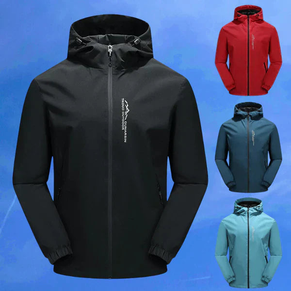 Wasserdichte Outdoor-Jacke Kapuze Damen Herren - IdealeKleiden