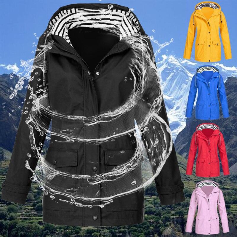 Wasserdichte Damenregenjacke Stilvoll & Funktional - IdealeKleiden