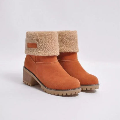 Bequeme Damenstiefel Warm Gefüttert