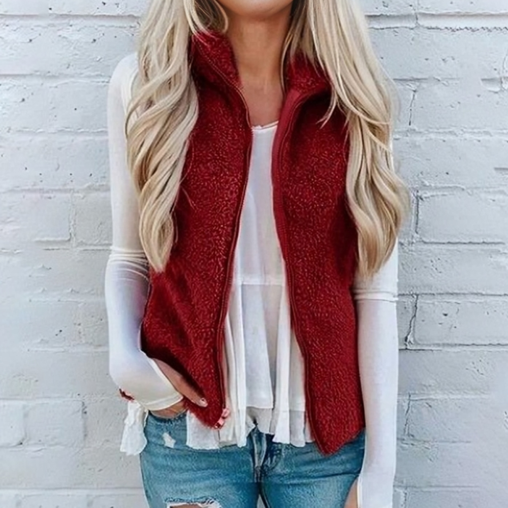Damenschal Cardigan mit Taschen Bequem
