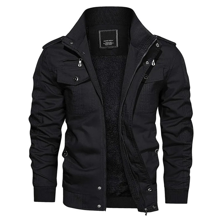 Praktische Herrenjacke Winddicht Outdoor - IdealeKleiden