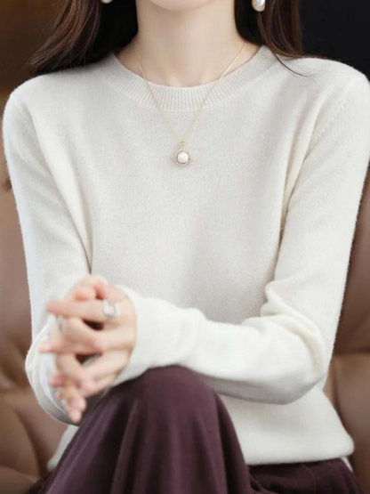 Weicher Langarm-Pullover Modern Stil