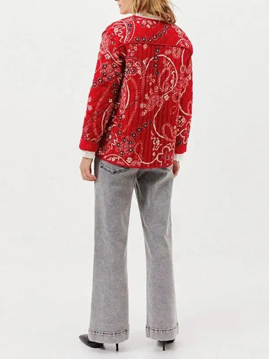 Damen Wintermantel Baumwolle Quilted Style - IdealeKleiden