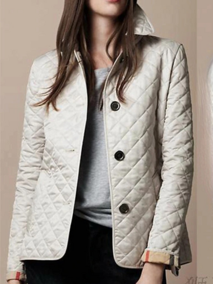 Damen Steppjacke Freizeit Modern Kragen